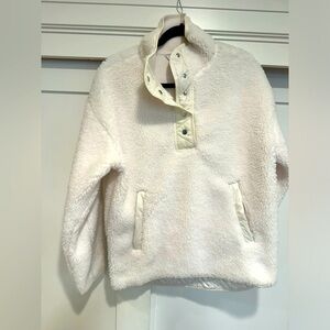 Athleta Fleece button up Like New